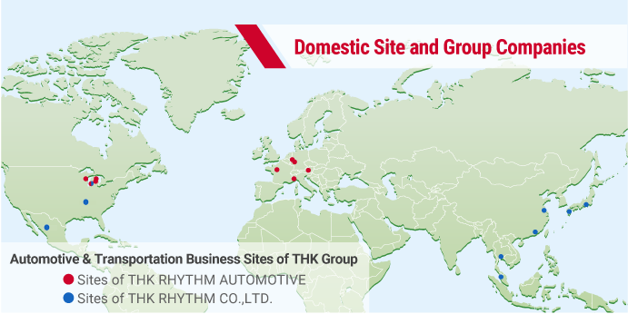 Domestic Site and Group Companies